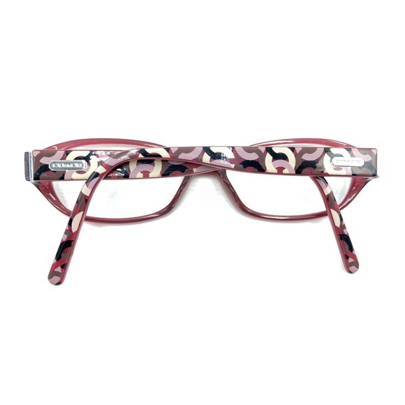 Coach Baila 2034 Pink Transparent Oval Eyeglasses Frames 50-15 135 Designer - Picture 11 of 12